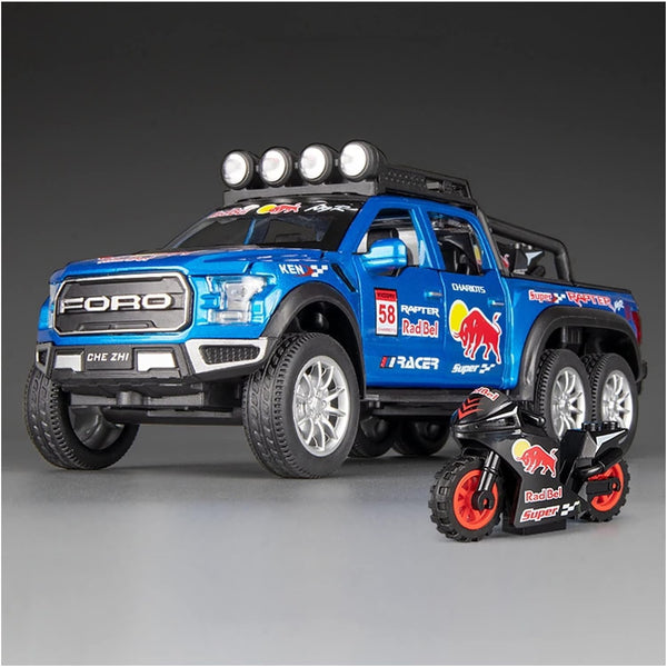 Ford Raptor F150 Pick-up - Diecast Metal Car - Scale 1:24