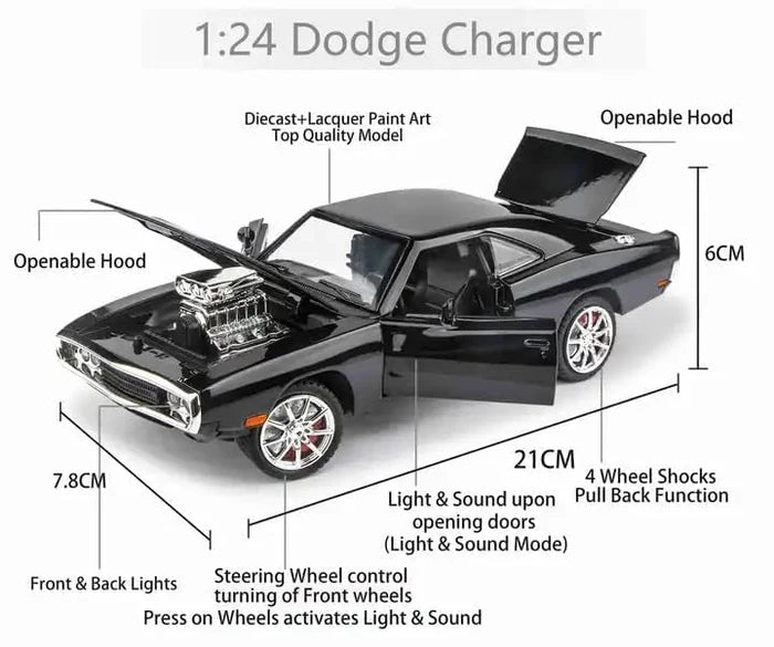 Fast And Furious Ff8 - Diecast Metal Car - Scale 1:24/1:32
