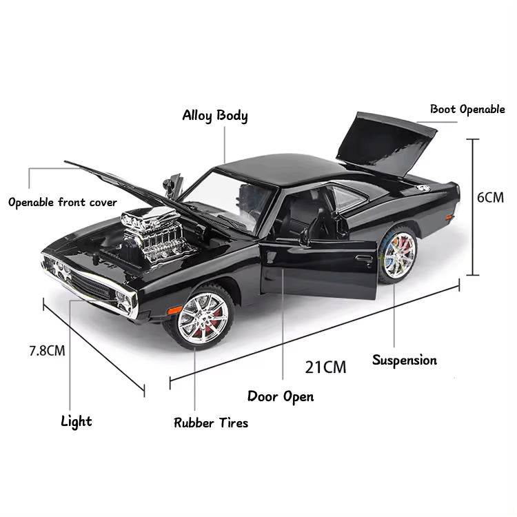 Fast And Furious Ff8 - Diecast Metal Car - Scale 1:24/1:32