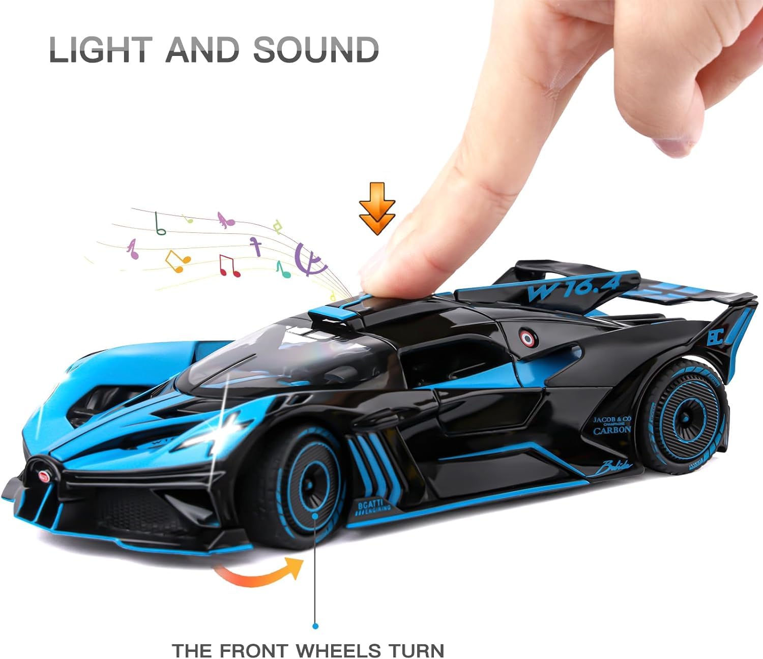 Bugatti Bolide - Diecast Metal Car - Scale 1:24