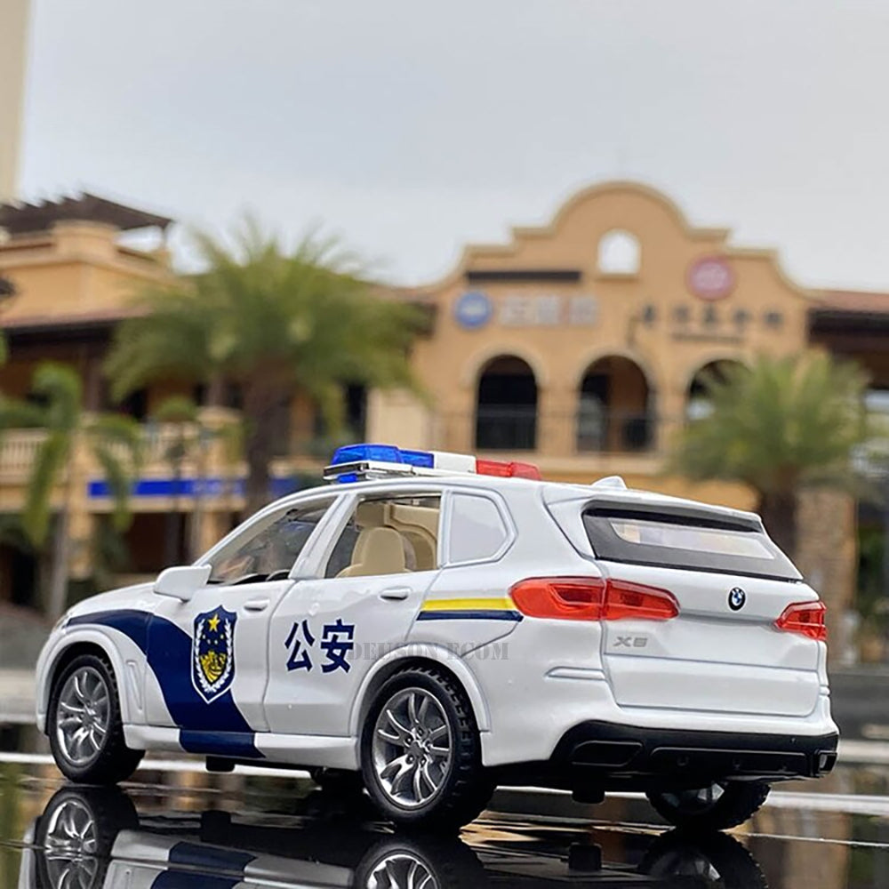 Bmw Police- Diecast Metal Car - Scale 1:32