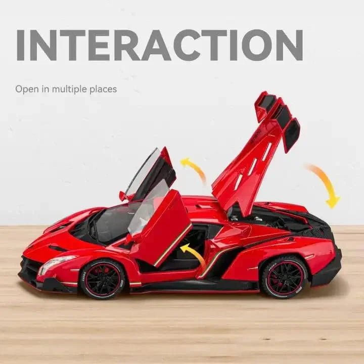 Lamborghini Veneno  - Diecast Metal Car - Scale 1:24