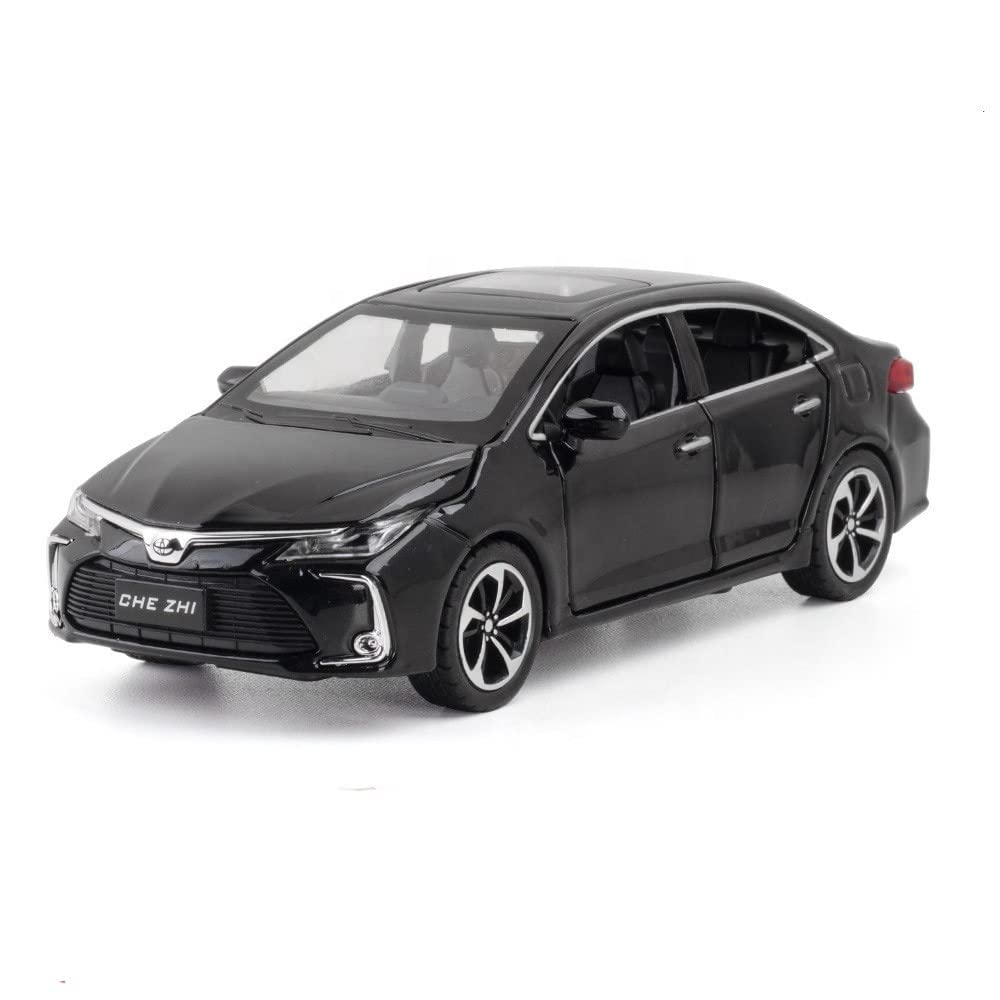 MER-CEDES Ben-Z 300SL Die-Cast Metal Car with Sport car Openable Doors Light and Sound,Pull Back Function Indoor Outdoor Toy for Kids (1.24 Scale AMG ONE-Green)