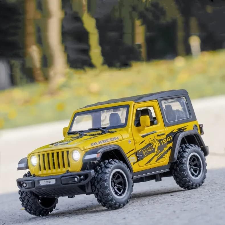 Wrangler Rubicon Thar Jeep Scale Model Diecast Metal Car - All Size
