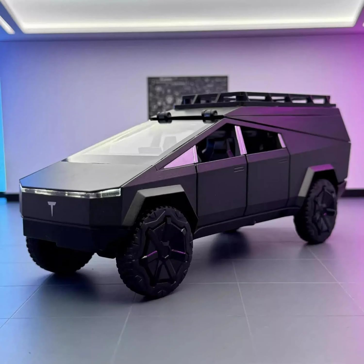 Tesla Cybertruck Camping Vehicle Scale Model Diecast Metalcar - All Size