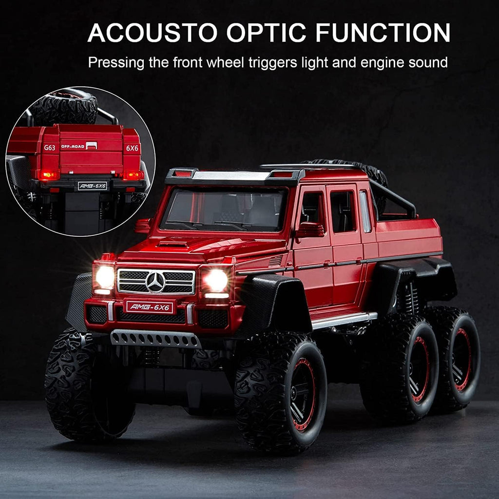 Scale Exclusive Alloy Metal Pull Back Die-cast Car Model with Sound Light Mini Auto Toy for Kids Metal Model Toy Car with Sound and Light (1.32 Scale Pajero-Black)