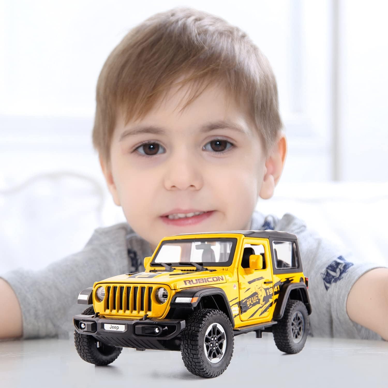 Wrangler Rubicon Thar Jeep Scale Model Diecast Metal Car - All Size