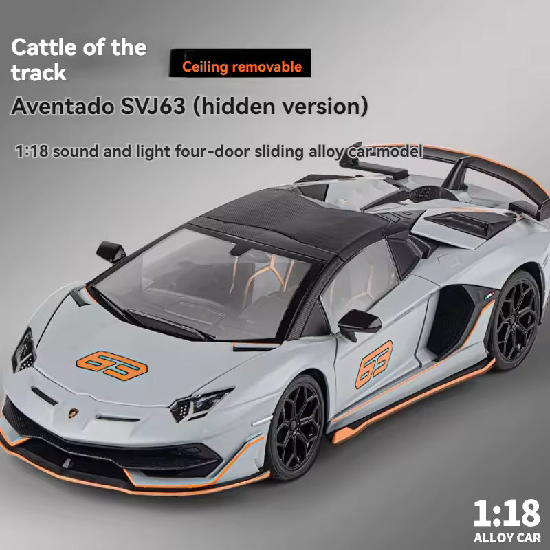 Lamborghini Svj-63 - Diecast Metal Car - Scale 1:24
