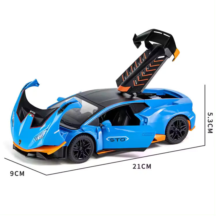 Lamborghini Huracán STO  - Diecast Metal Car - Scale 1:24
