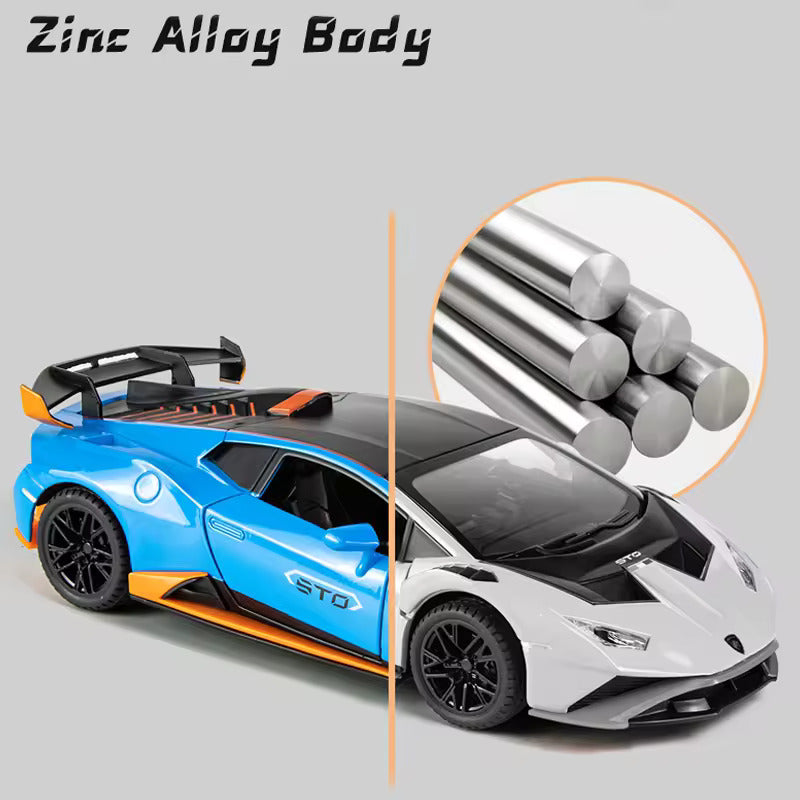 Lamborghini Huracán STO  - Diecast Metal Car - Scale 1:24